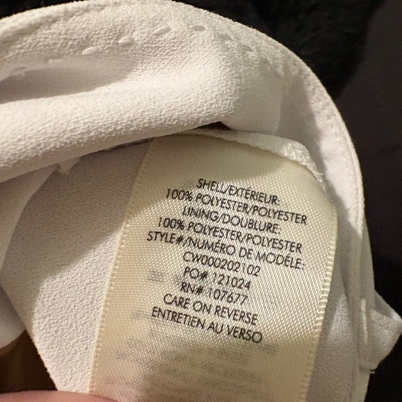 Alice + Olivia women’s slim tailored White ankle pants tailored cropped stretch - Picture 7 of 10